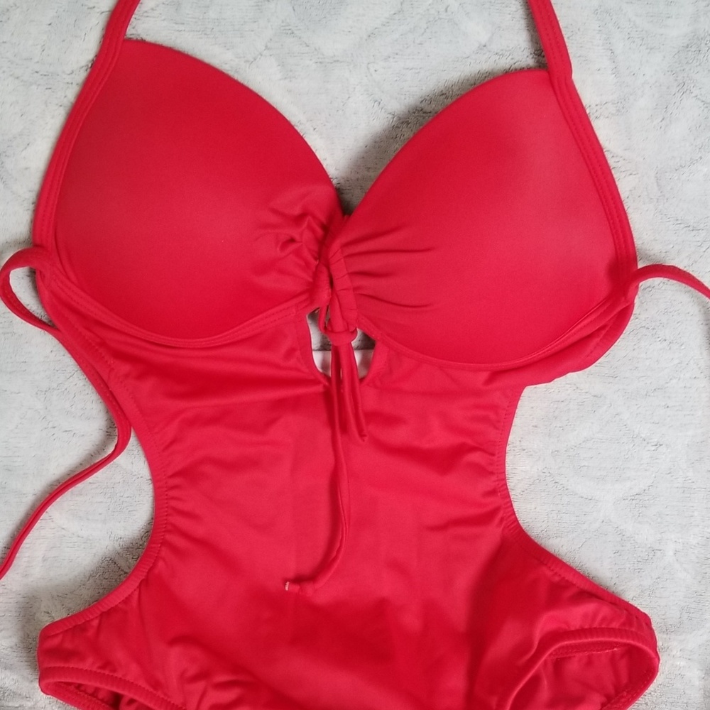 Red Sweetheart monokini